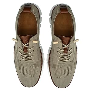Amazon.com | Men's Mesh Casual Sneakers Dress Oxfords